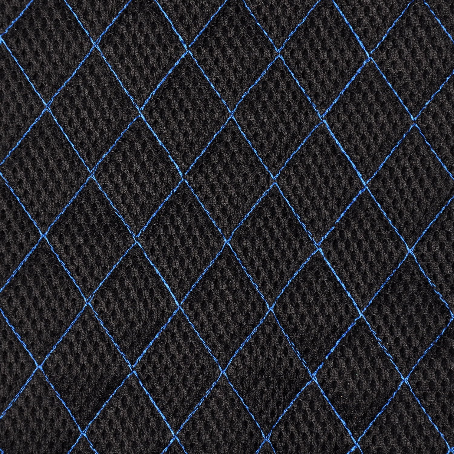 Full Car Seat Cover Universal Cover Breathable Durable Practical Car Seat Protector Cover Detachable Headrests and Solid Bench Black & Blue