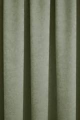 Fusion Sage Green Pencil Pleat Curtains 46x54 in 100% Cotton Lined view 3