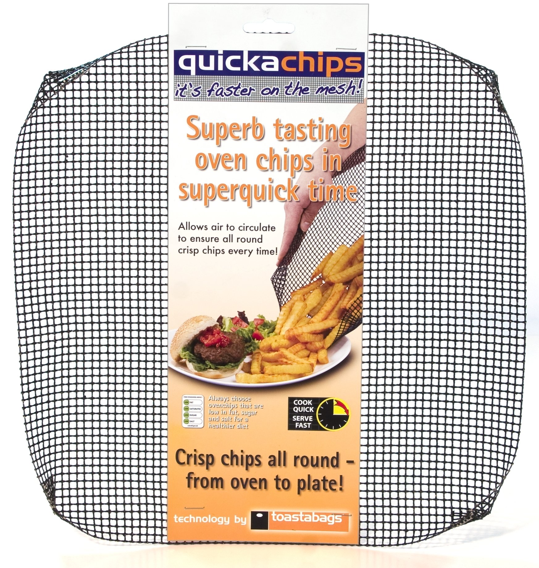 Toastabags 7380051 Quickachips Oven Liner Mesh, 33cm X 33cm