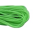 YYCRAFT One Roll 30 Yards Solid Mesh Tube Deco Flex for Wreaths Cyberlox CRIN Crafts 8mm 3/8-Inch (Lime)