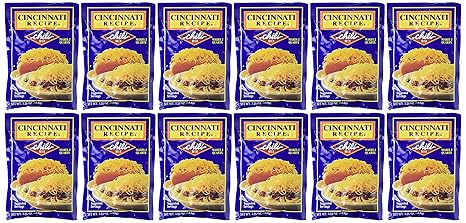 Amazon Com 12 Pack Cincinnati Chili Mix Packets Chili Powder Grocery Gourmet Food