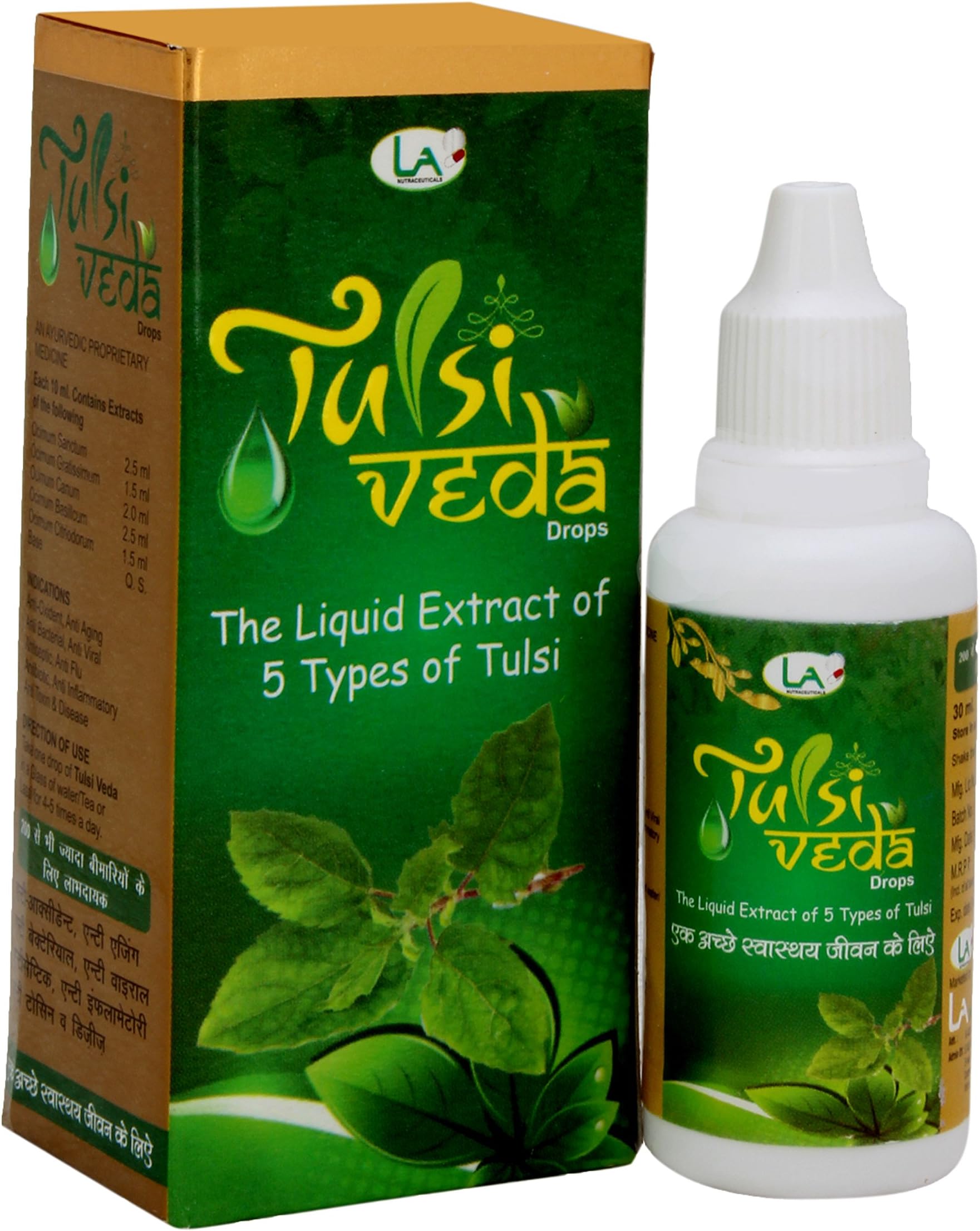 LA NUTRACEUTICALS Tulsi Veda Drops