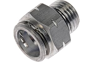 Dorman 800-614 Transmission Line Connector - Tube Size 3/8 - Thread 9/16-18UNF Compatible with Select Models
