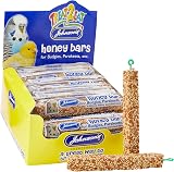 Johnsons Budgie Parakeet Honey Bars 1x40 Treats Bulk Box