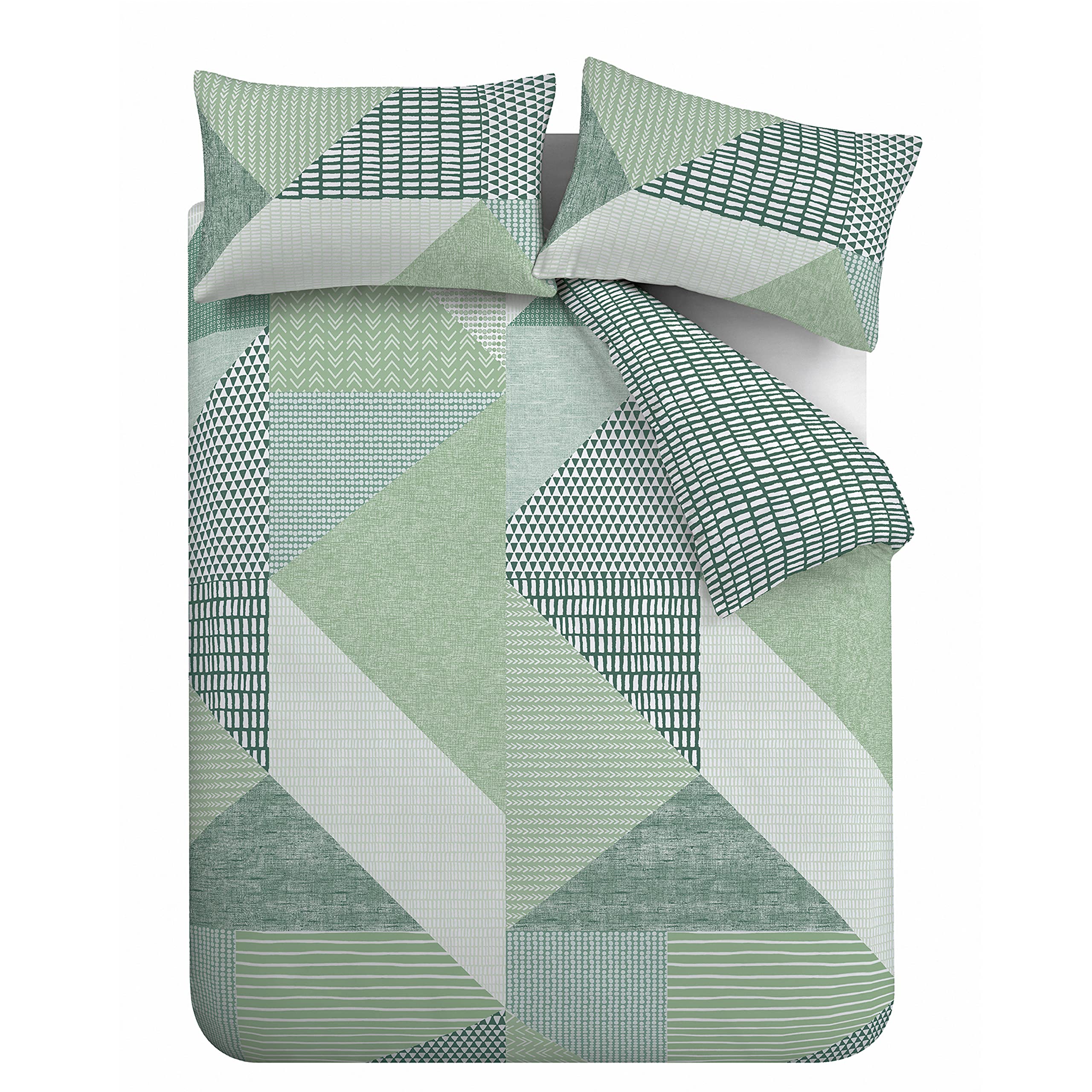 Catherine Lansfield, Green, Single Duvet Set