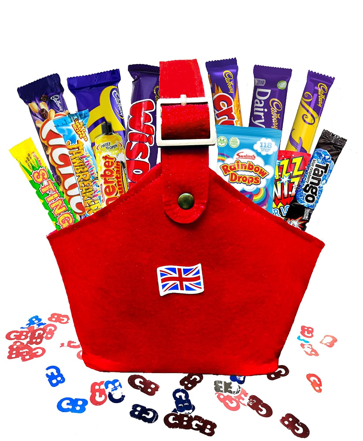 Sweet British Basket by The Yummy Palette British Candy