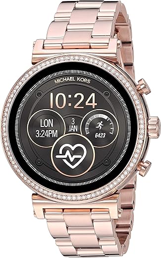 Michael Kors Access Sofie Heart Rate Smartwatch- Powered with Wear OS by Google with Heart Rate, GPS, NFC, and Smartphone Notifications