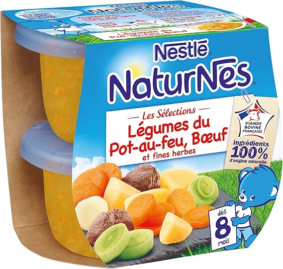 Nestle Naturnes Les Selections Petits Pots Bebe Legumes Du Pot Au