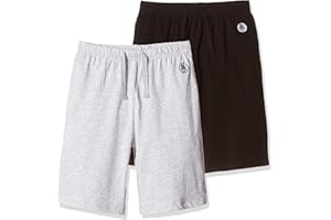 KID NATION Kids Unisex 100% Cotton Casual Pull On Shorts for Boys and Girls 4-12 Years