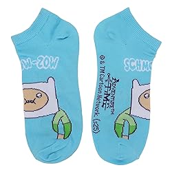 Bioworld Adventure Time Characters 5-Pair Women's