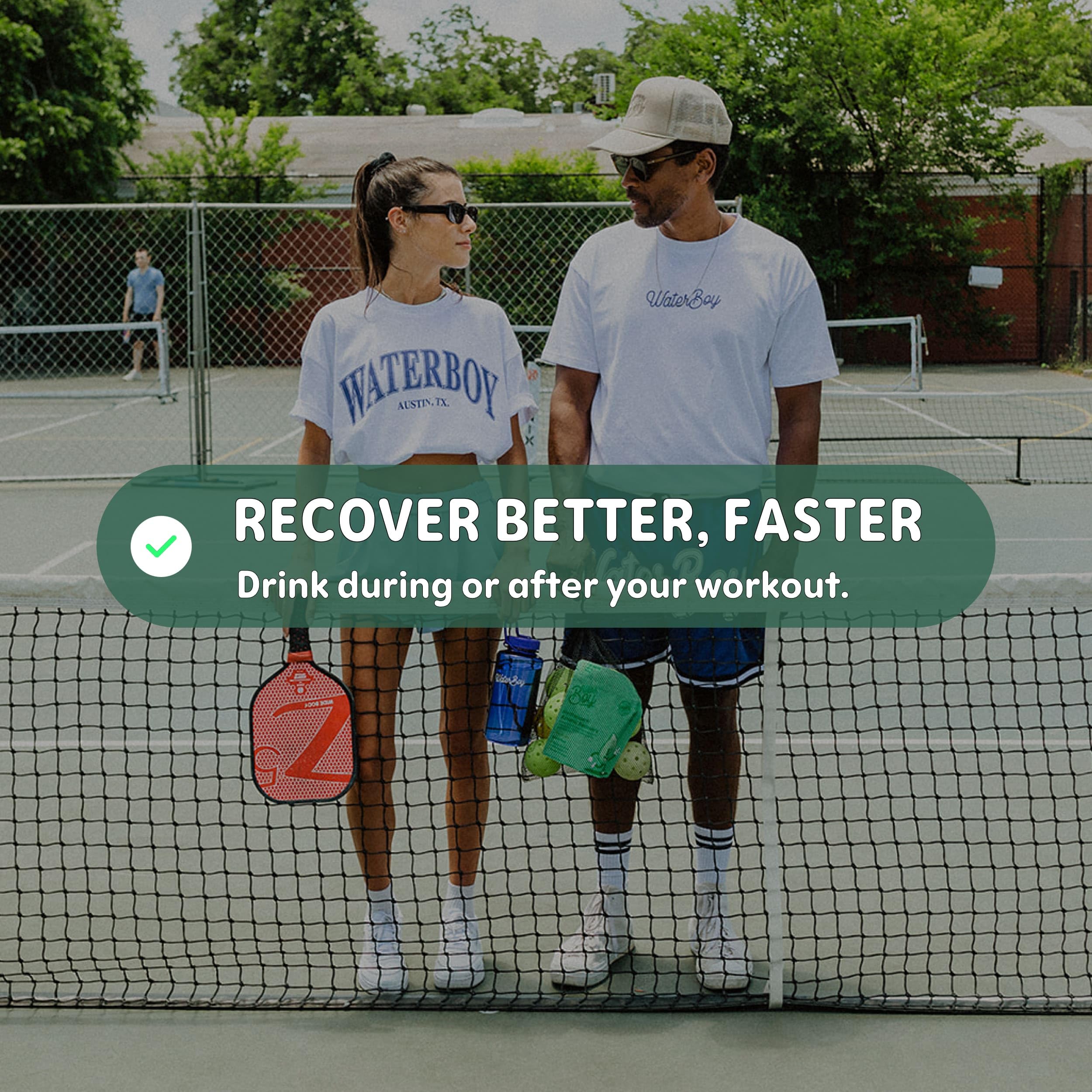 Waterboy Workout Hydration | 2,960mg Sugar Free Electrolyte Powder Packets | L-Glutamine + Vitamins | No Sugar, All Natural, Gluten Free (Variety)