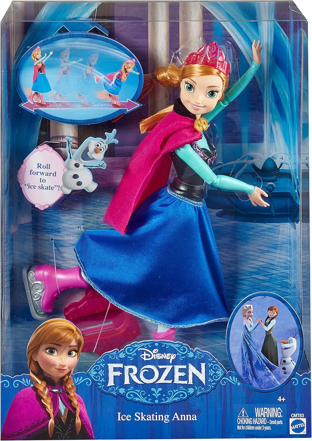 frozen skating anna doll