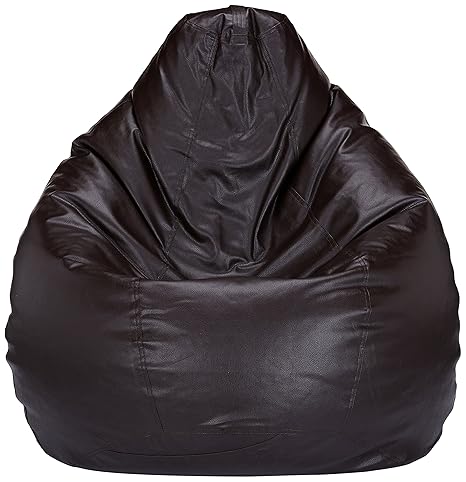 Amazon Brand - Solimo XXXL Bean Bag Cover Without Beans (Brown)