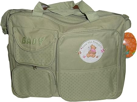 khaki baby changing bag