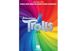 Trolls Music from the Motion Picture Soundtrack | Piano Vocal Guitar Songbook for Kids Teens and Beginners | Sheet Music Book Featuring Songs by Justin Timberlake Anna Kendrick and More