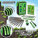 Minecraft Pencil Case for Kids Filled with Stationery Green Mob view 2
