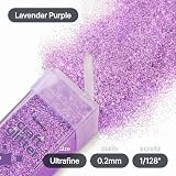 Hemway Glitter Shaker Lavender Purple 130g Ultrafine for Resin Craft view 4