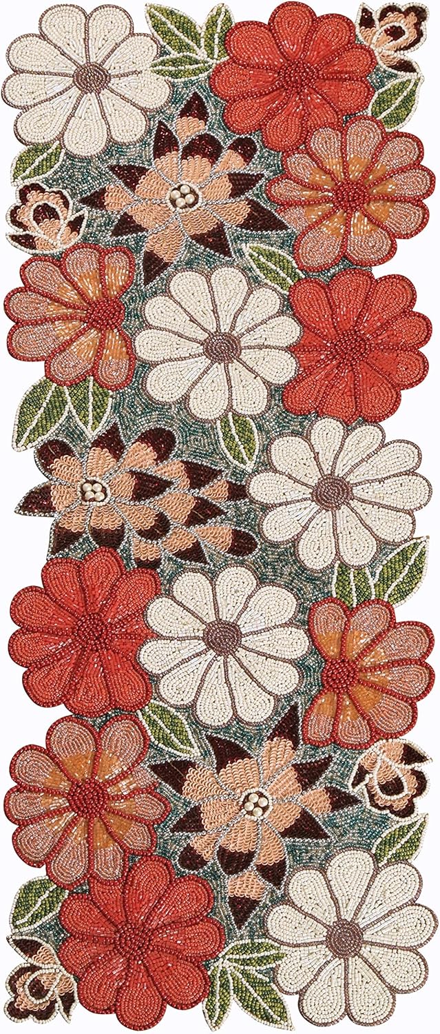 Best Beaded Table Runner Green