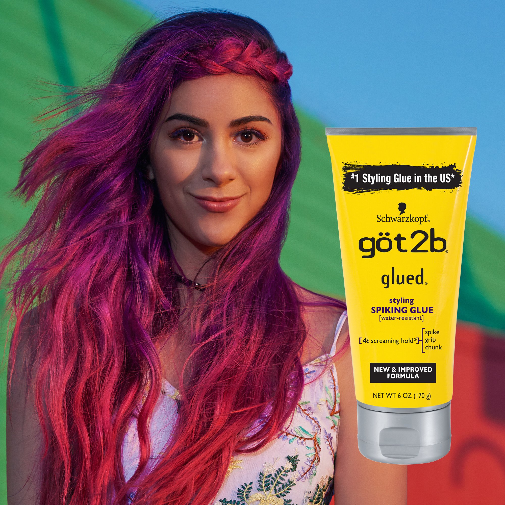 Got2b Styling Spiking Hair Glue, 6 Ounce, 3 Count Buy Online in UAE