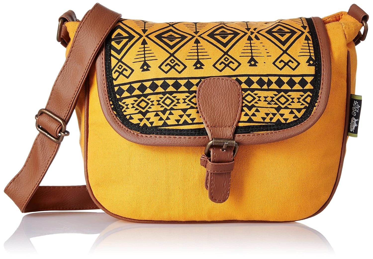 kanvas katha women's sling bag (multicolor) ()