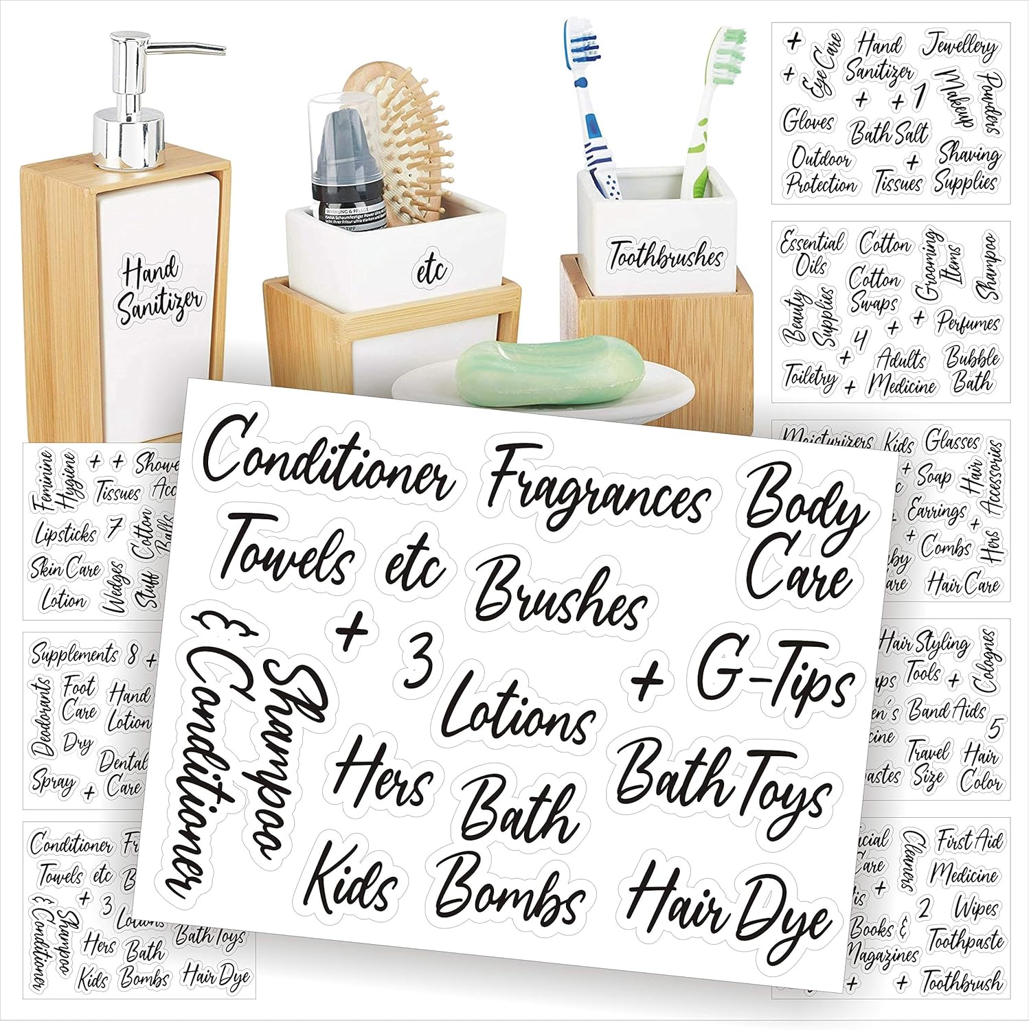 Premify Bathroom Labels