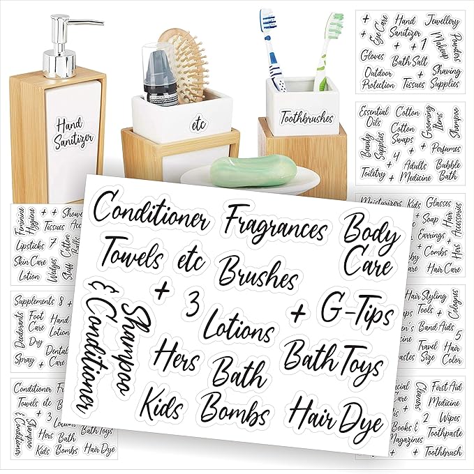 Premify Bathroom Labels Image