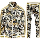 G-Style USA Men's Track Set Suits Zipper Top and Pants