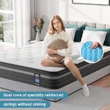 TeQsli Gel Hybrid King Mattress 5ft 150x200x25cm Medium Firm Pocket Sprung view 4