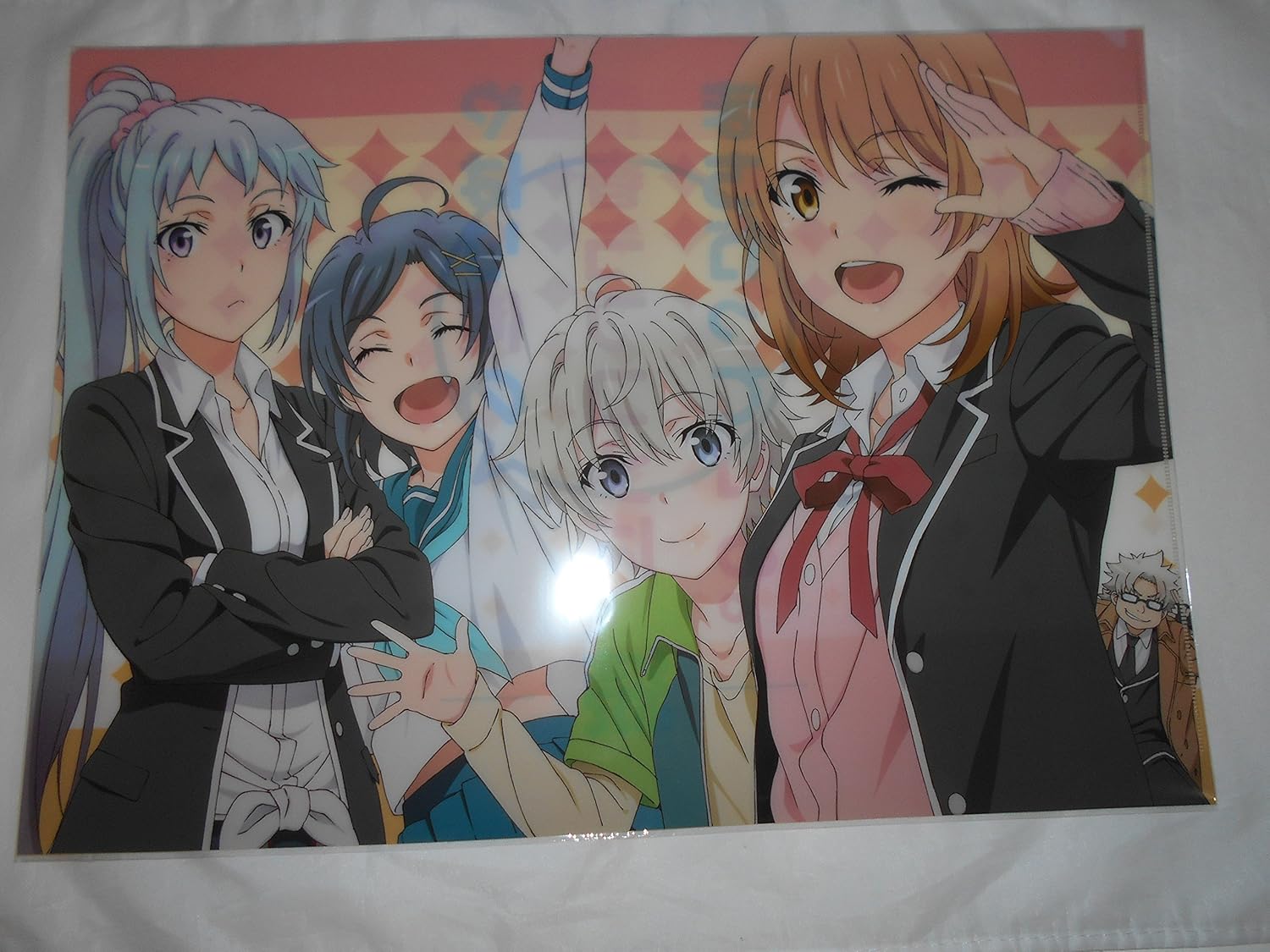 Amazon やはり俺の青春ラブコメはまちがっている 続 ランチョンマットケース 集合 B 一色 いろは 比企谷 小町 川崎 沙希 戸塚 彩加 アニメ 萌えグッズ 通販