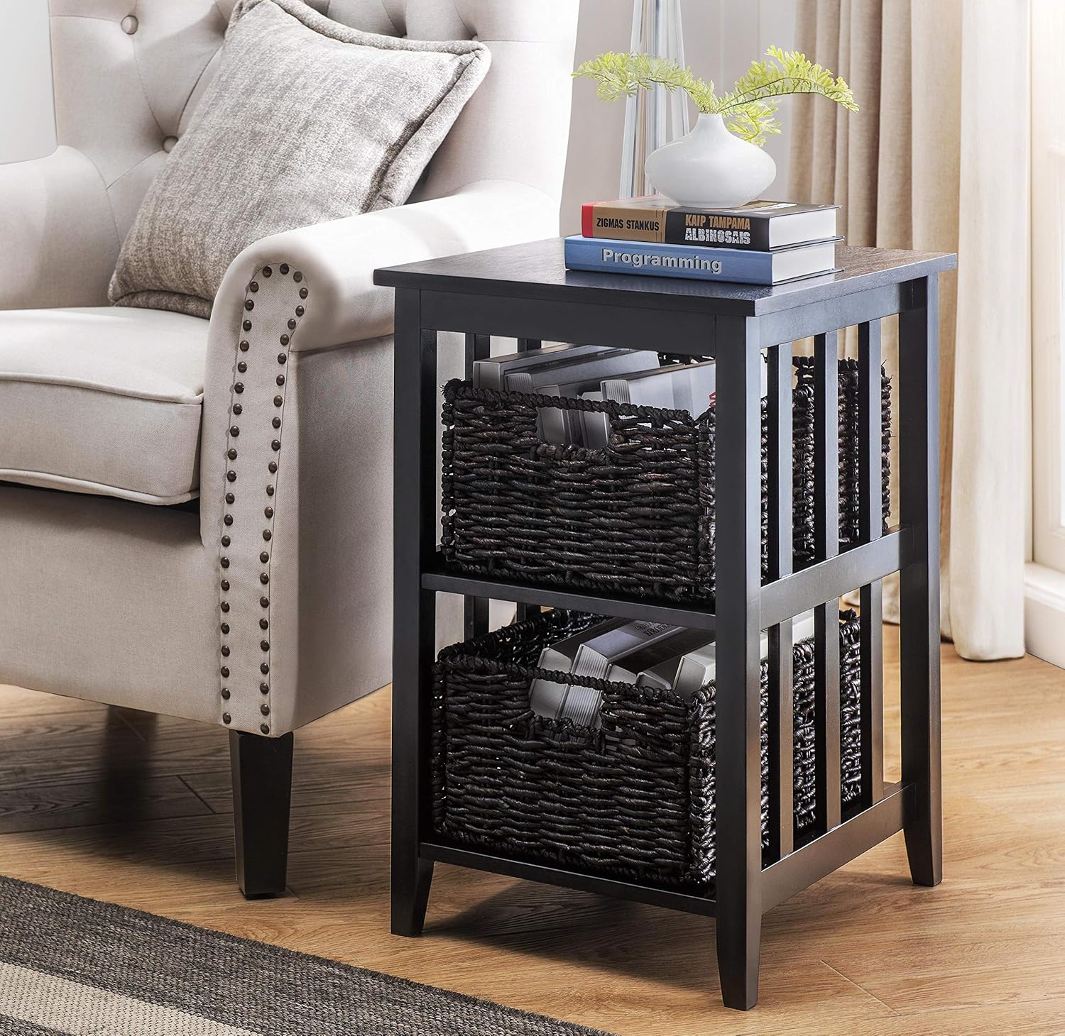 Best Small Black Rectangle End Table