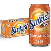 Sunkist Orange Soda, 12 fl oz cans, 12 pack