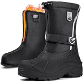 FREE SOLDIER Men's Waterproof Winter Shell Snow Boots with Removable Liner | Removable Washable Liner,Fleece-Lined Warmth,Waterproof Shell,Non-Slip Traction,Lightweight Comfort