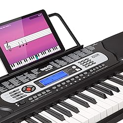 RockJam 54 Key Keyboard Piano with Power