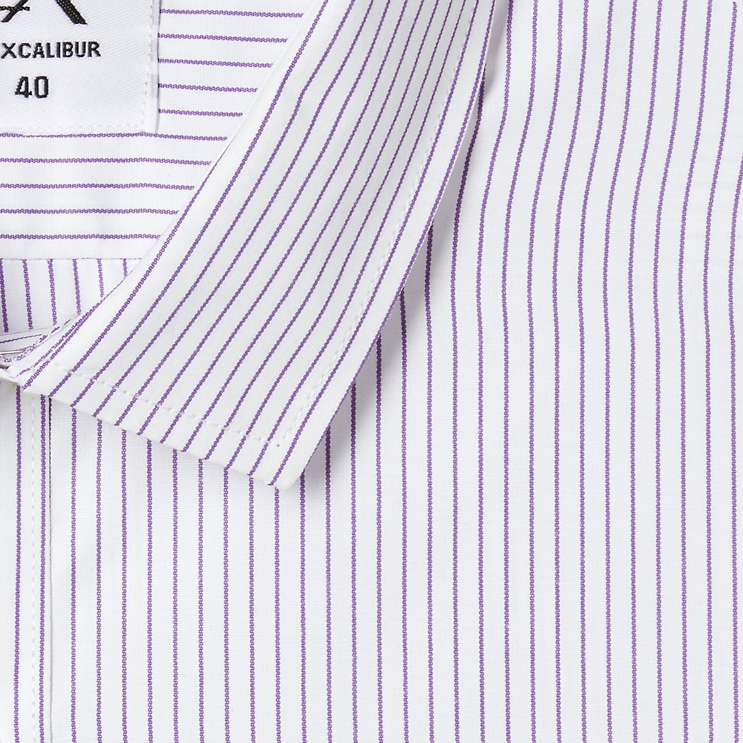 ex by excalibur men's solid regular fit formal shirt (pack of 2)