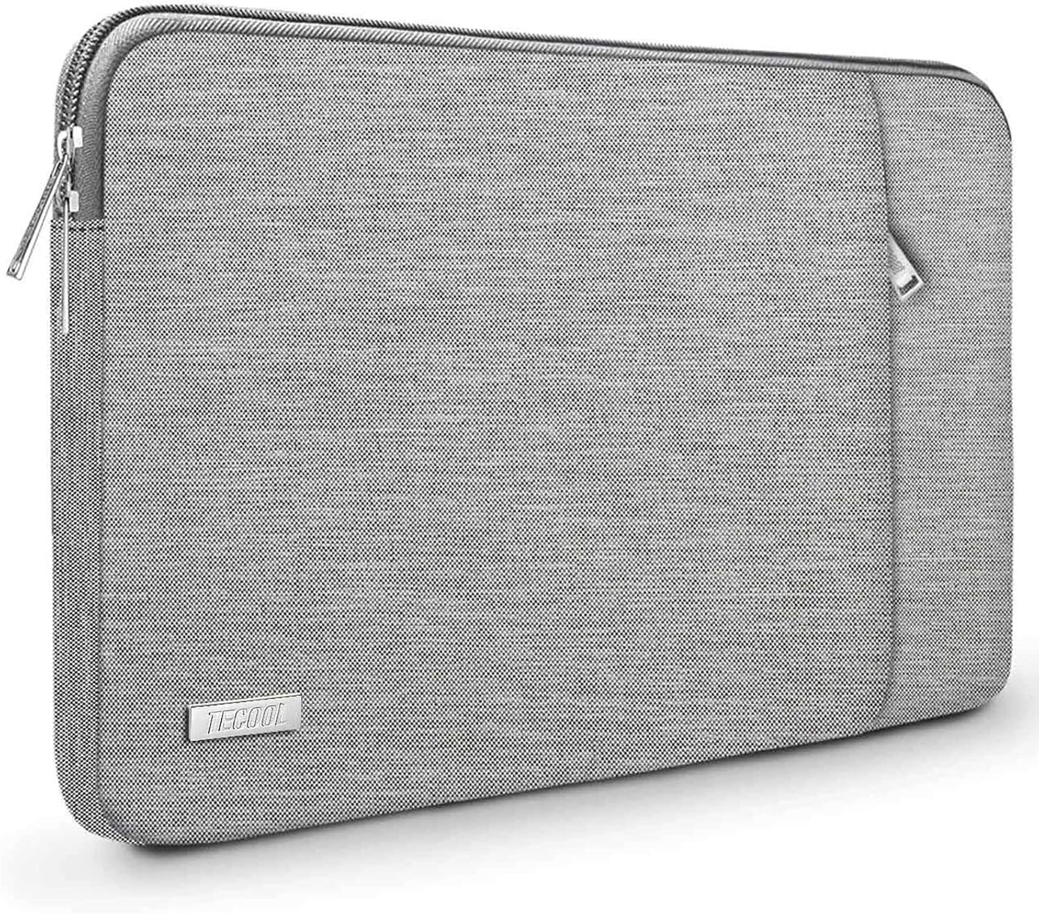 TECOOL 15.6 Inch Laptop Sleeve Protective Laptop Case 15.6 Inch for 15 15.6" HP Lenovo ThinkPad IdeaPad Dell Acer Asus Notebook Chromebook,Water-resistant Computer Case Laptop Bag with Pockets,Grey