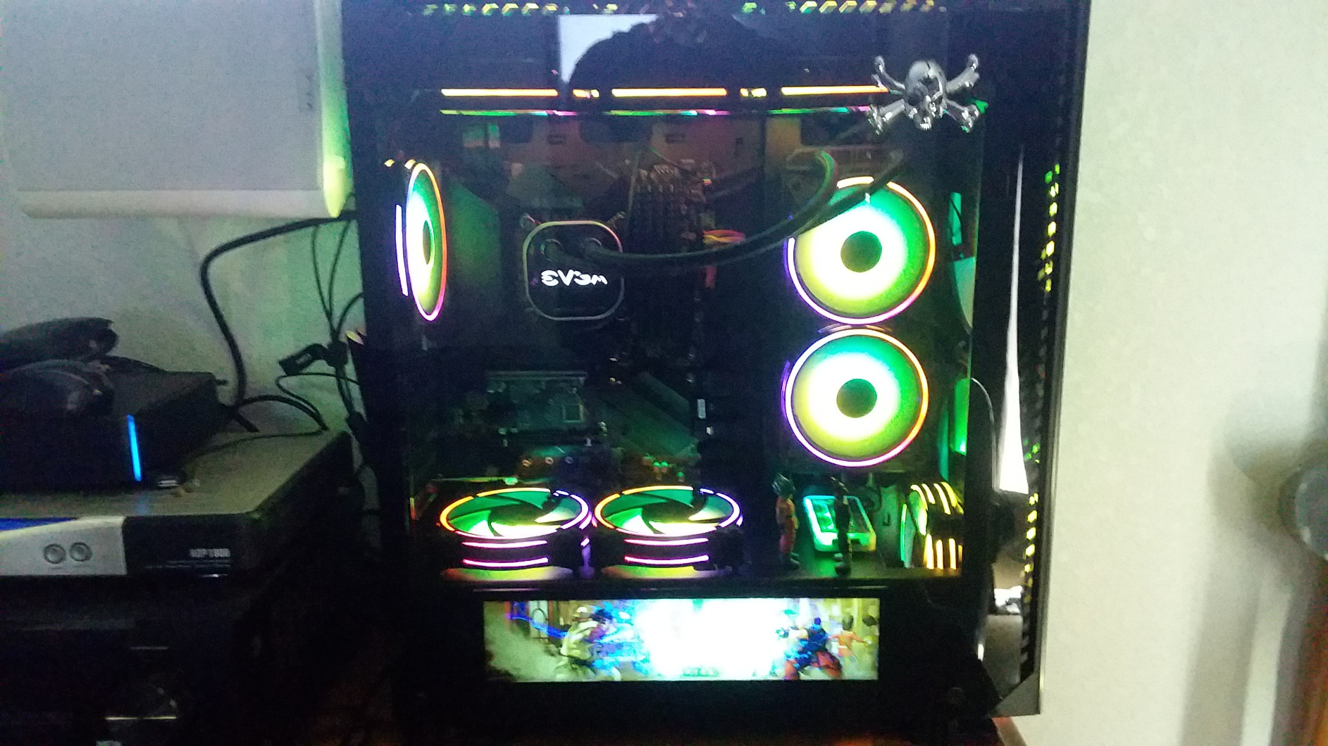$7/mo - Finance Vetroo Display Board w/LED Lights for Computer PC Case ...