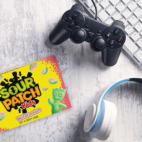 SOUR PATCH KIDS SOFT & CHEWY CANDY VARIETY PACK LARGE GIFT BOX, BULK CANDY, 8-3.5 OZ BOXES