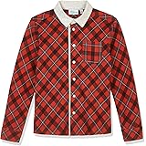 A for Awesome Boys Long Sleeve Button Down Shirt with Pocket