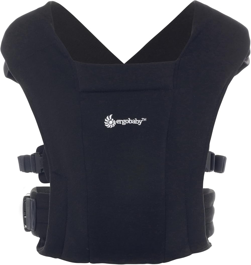 Ergobaby Embrace Baby Carrier for Newborns Pure Black Ergonomic M Position