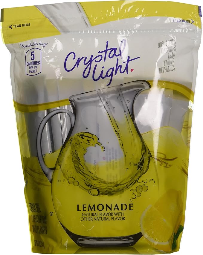 Crystal Light Lemonade Pitcher Packs Amazon.ca Health & Personal Care