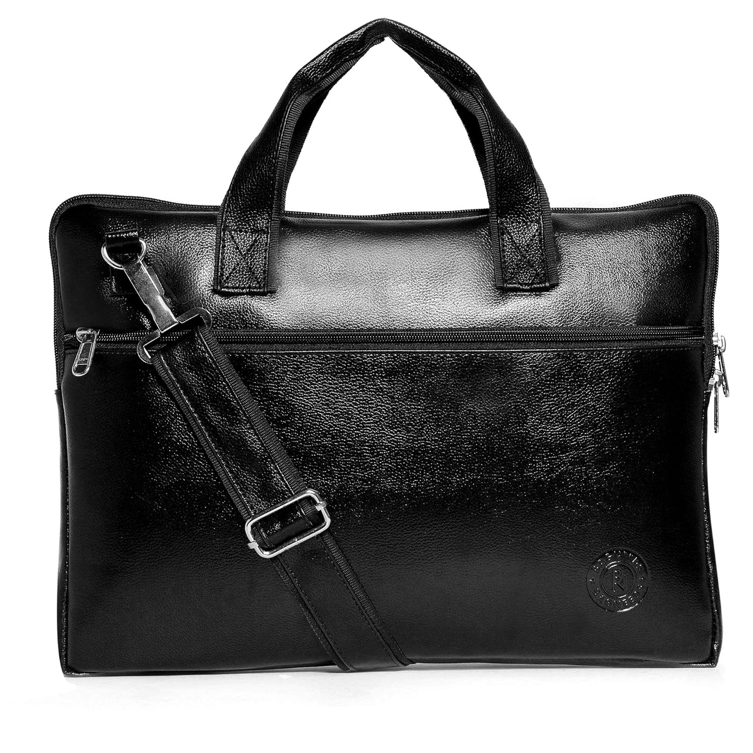 Bagneeds Laptop Bag Vegan Leather Office Messenger Bag Slim & Styles