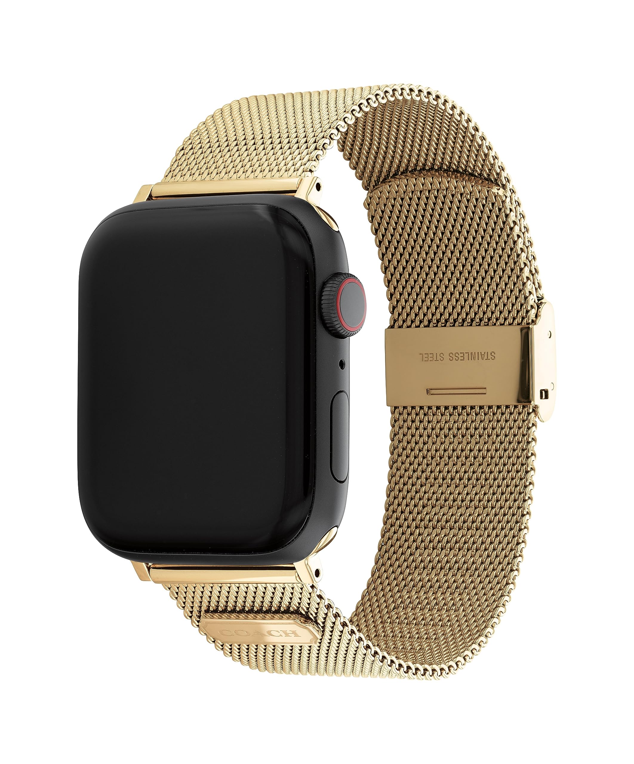Photo 1 of Coach Apple Watch Strap, Compatible with Apple Watch 38mm, 40mm, 41mm, 42mm, 44mm, and 45mm, Interchangeable Band, Create Your Unique Style