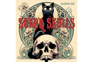 Sugar Skulls Wall Calendar 2026 (Art Calendar)