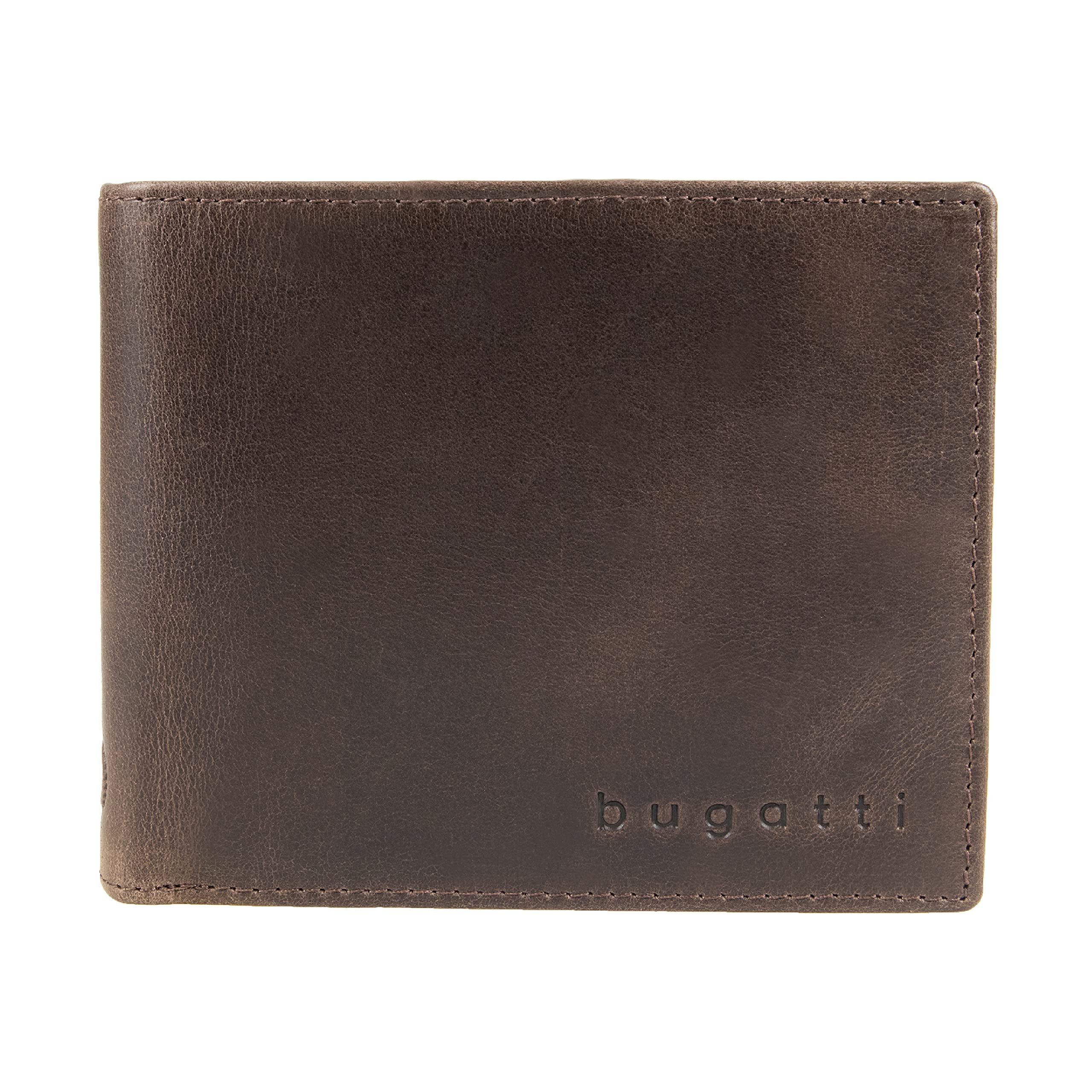 Bugatti Purse Volo with 10 Card Compartments Coin Pouch, Brown, 12 cm