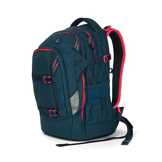 satch Pack ergonomischer Schulrucksack für Mädchen und Jungen - Pink Phantom
