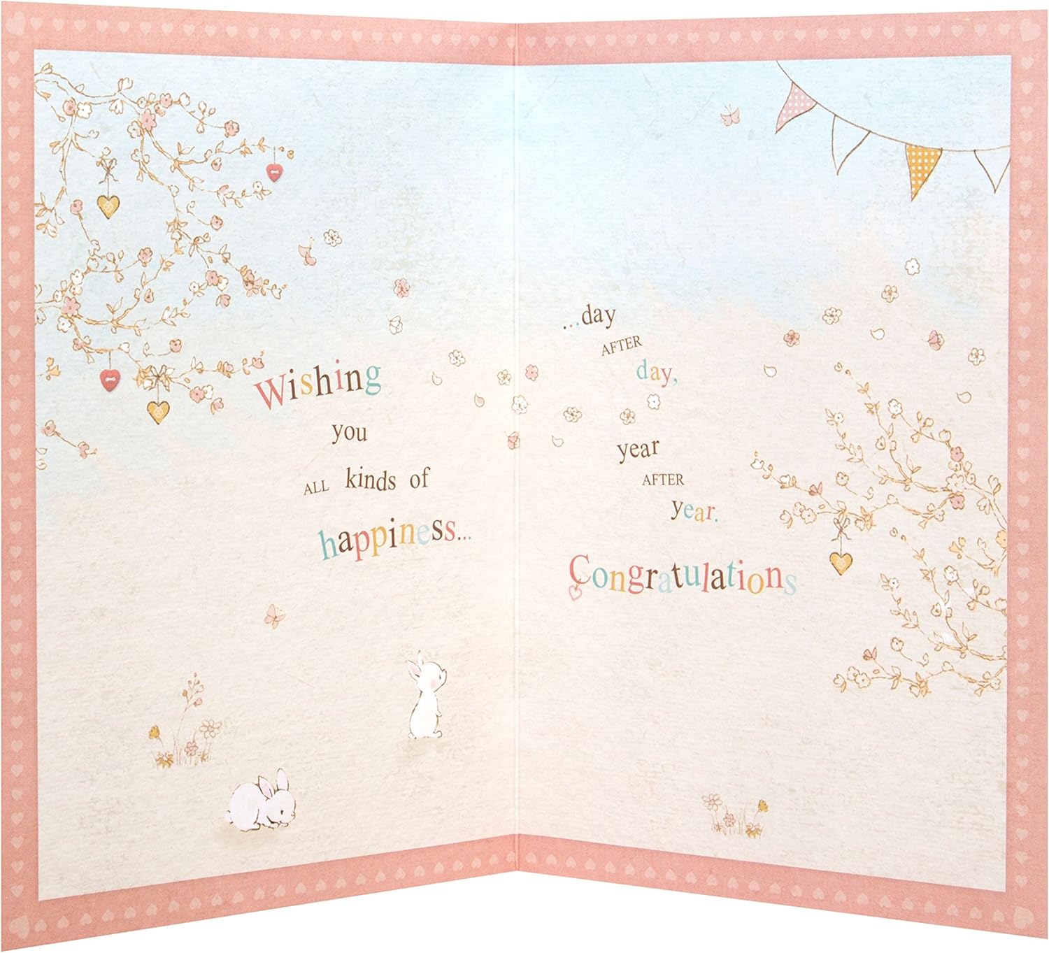 Happy Future Together Hallmark Biglietto Di Auguri Per Matrimonio Misura Media Con Scrittalove In Your Hearts Medium In Lingua Inglese Cancelleria E Prodotti Per Ufficio Cartoline