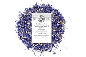 Saint Terra Dried Cornflower Blue Petals, 1.5 Ounces