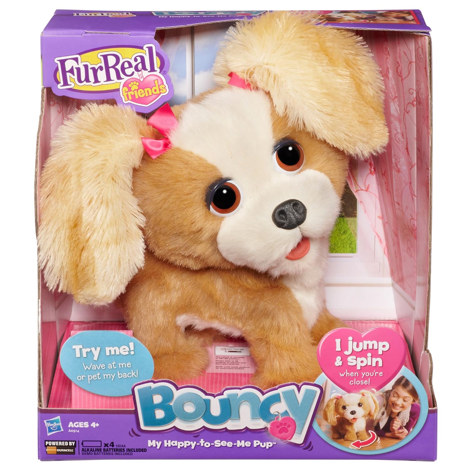 Amazon.com: Furreal Friends Bouncy My Happy-To-See-Me Pup Figure: Toys &  Games