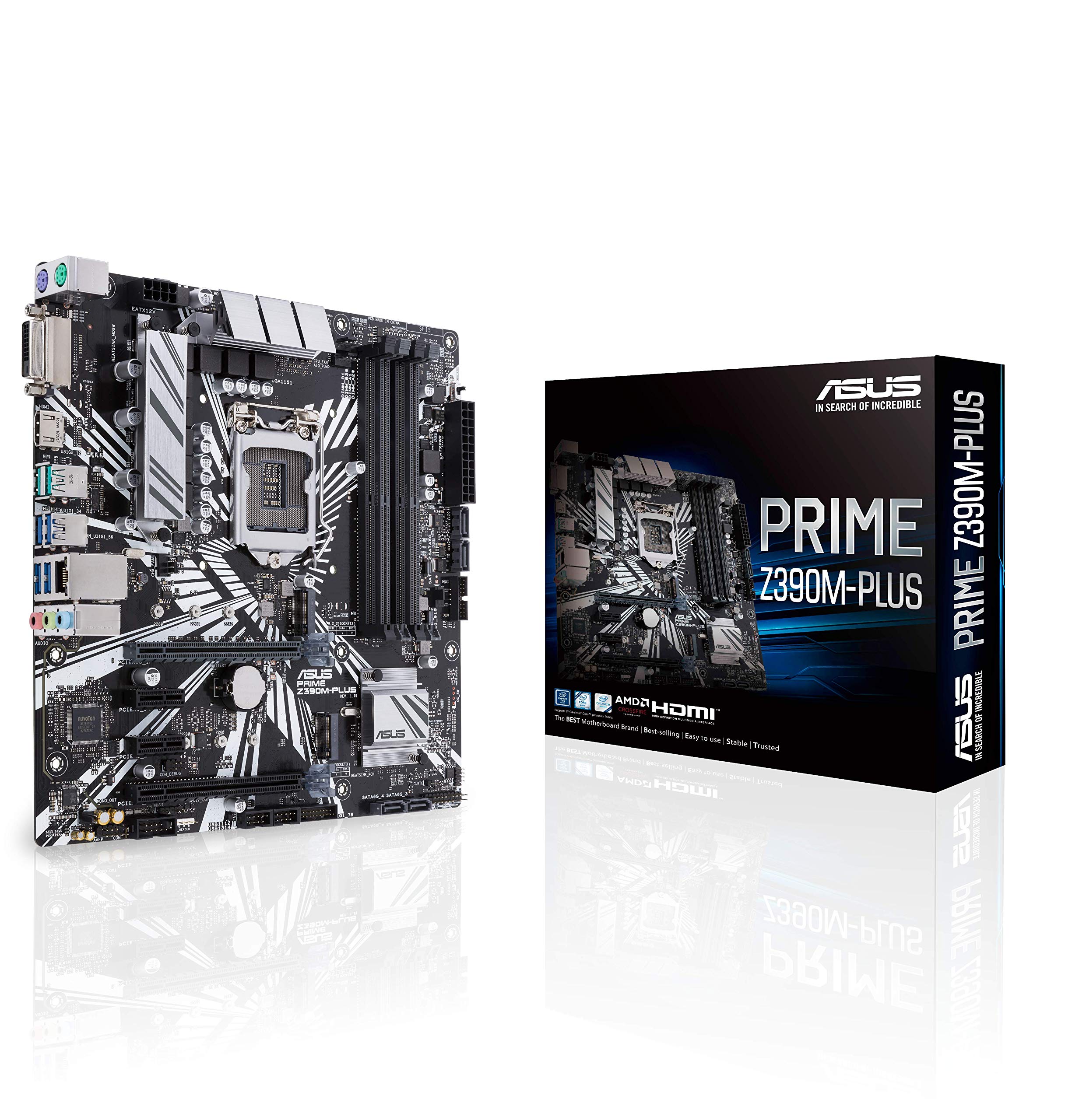 ASUS 90MB0Z60-M0EAY0 Prime Intel Z390 Micro ATX DDR4-SDRAM Motherboard