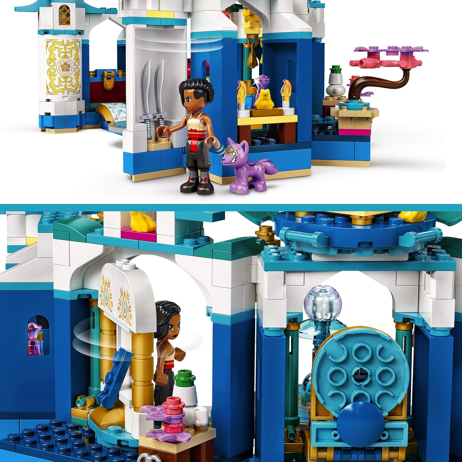 LEGO 43181 Disney Princess Raya and the Heart Palace Playset, Castle ...